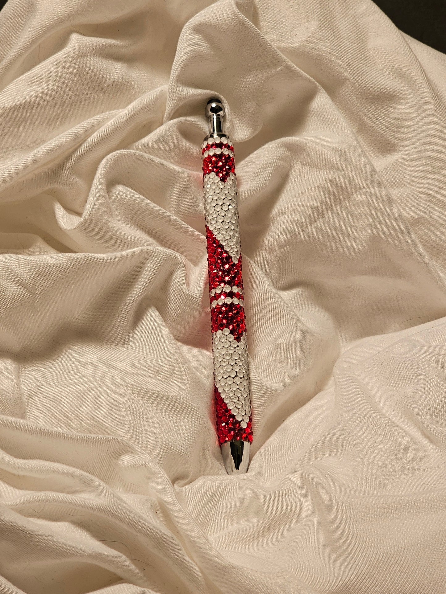 Valentines Glass rhinestone pen