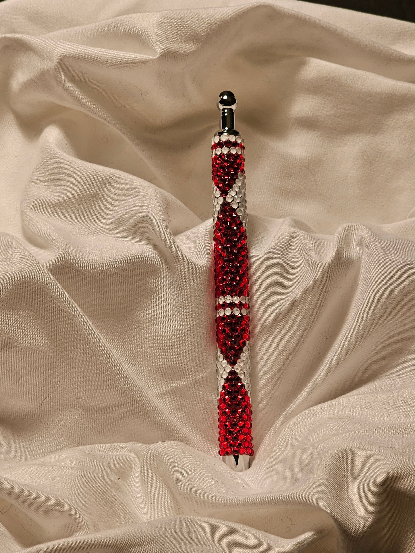 Valentines Glass rhinestone pen