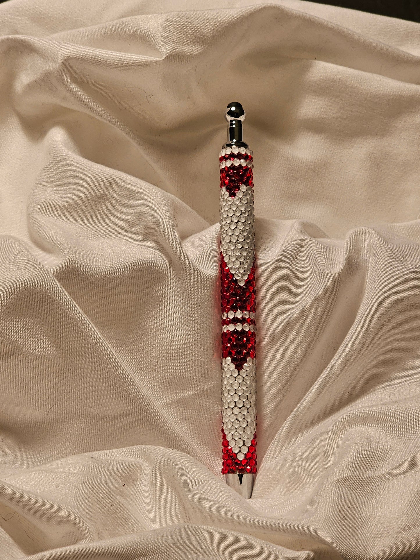 Valentines Glass rhinestone pen