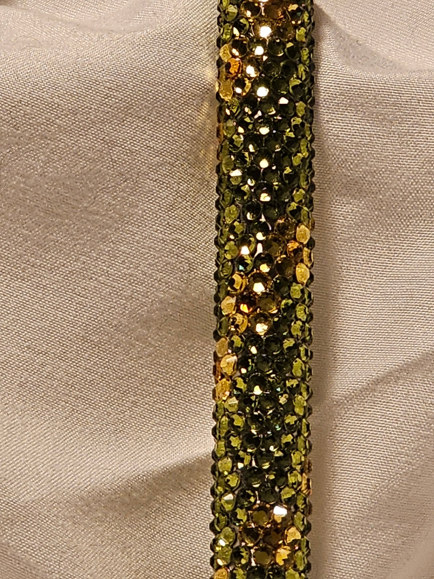 Gold glass rhinestone pen