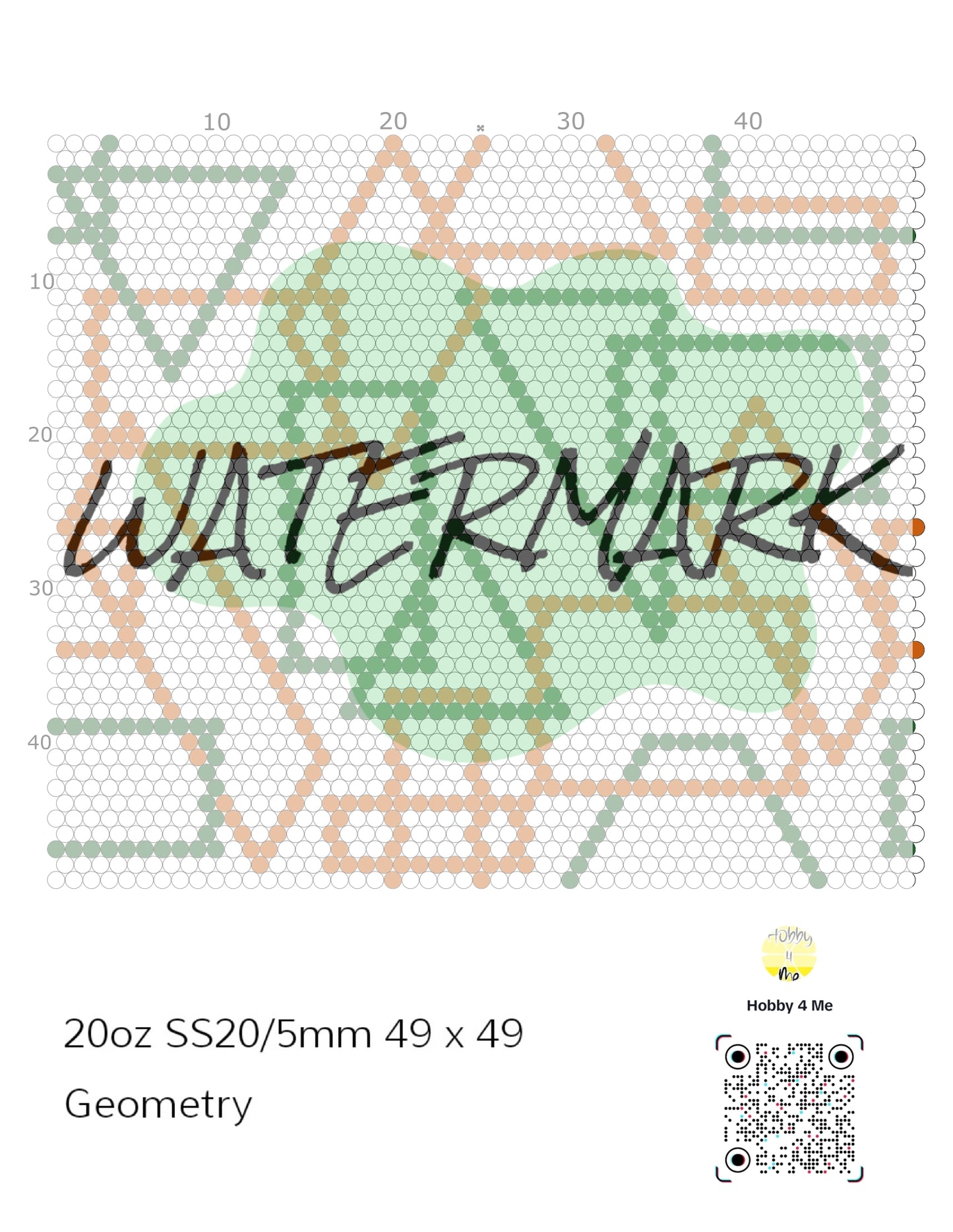 Tumbler template Geometry 20oz SS20/5mm 49 x 49