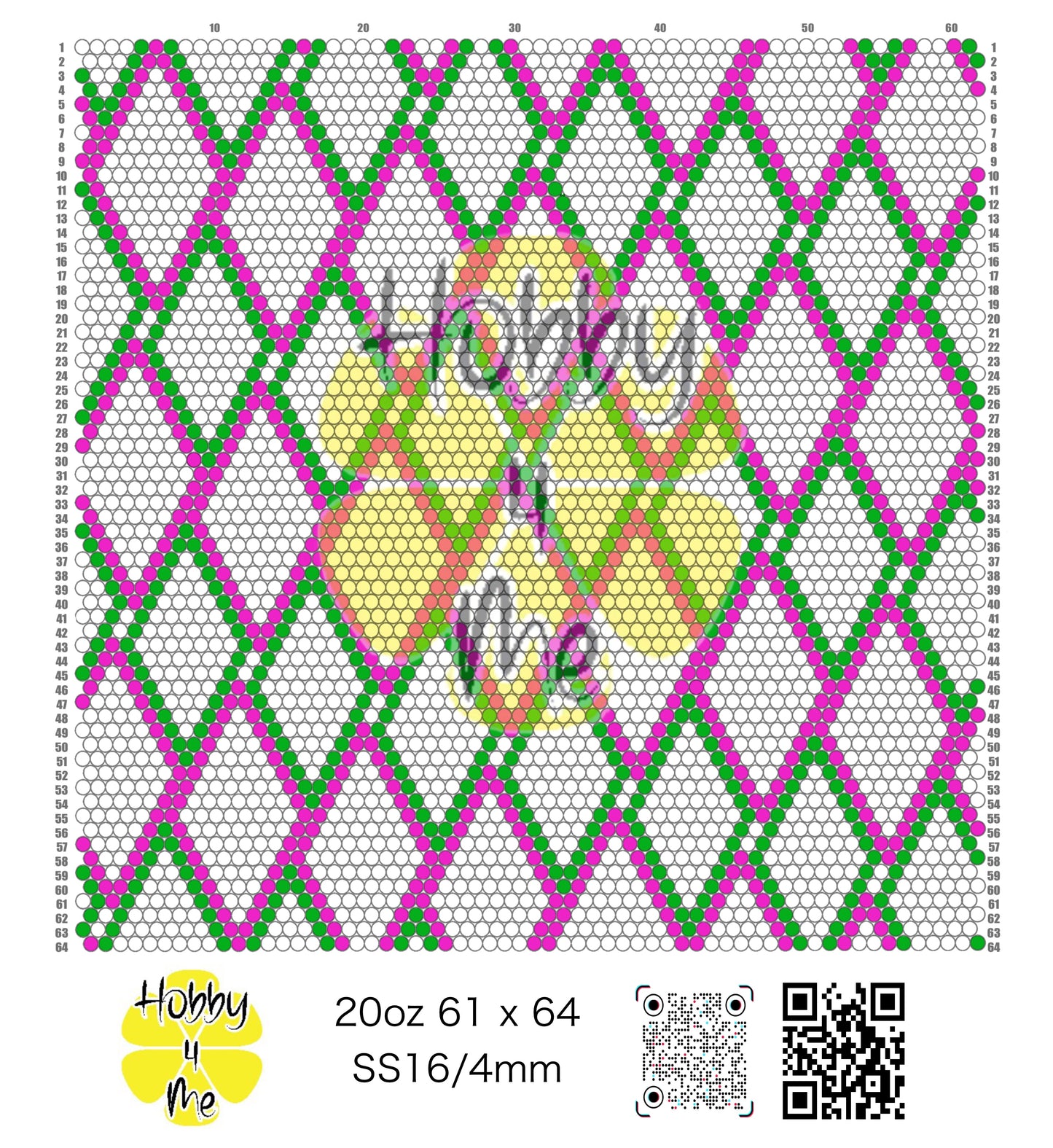 20oz Rhinestone tumbler template