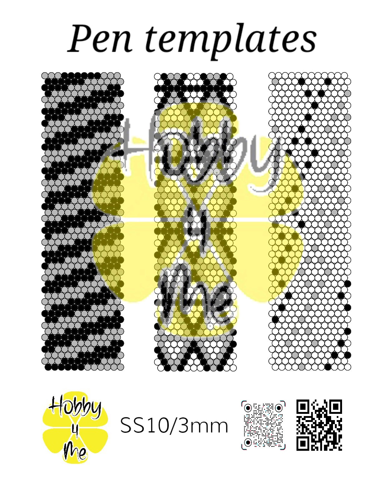 Pen templates 12x50