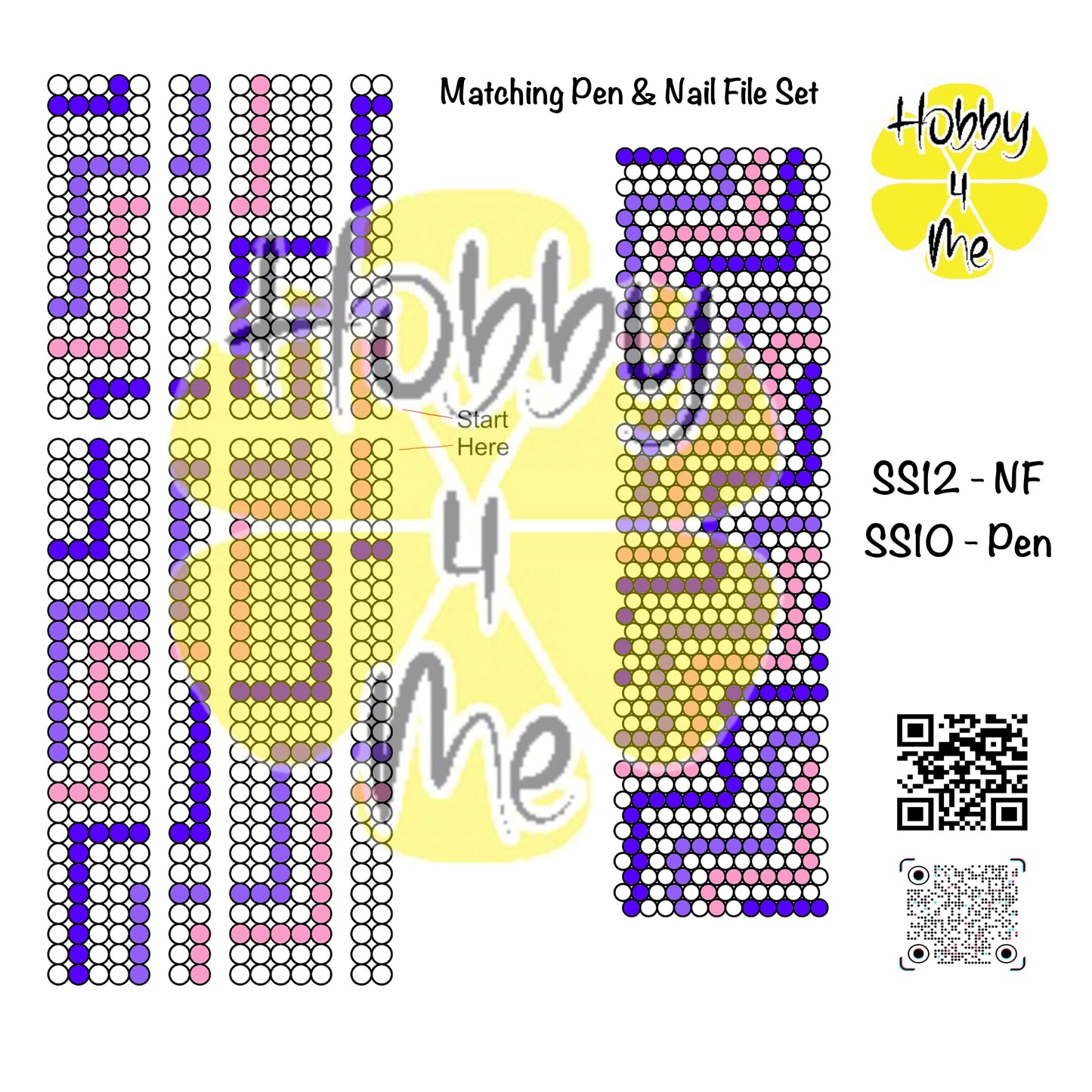 Pen and Nail File templates