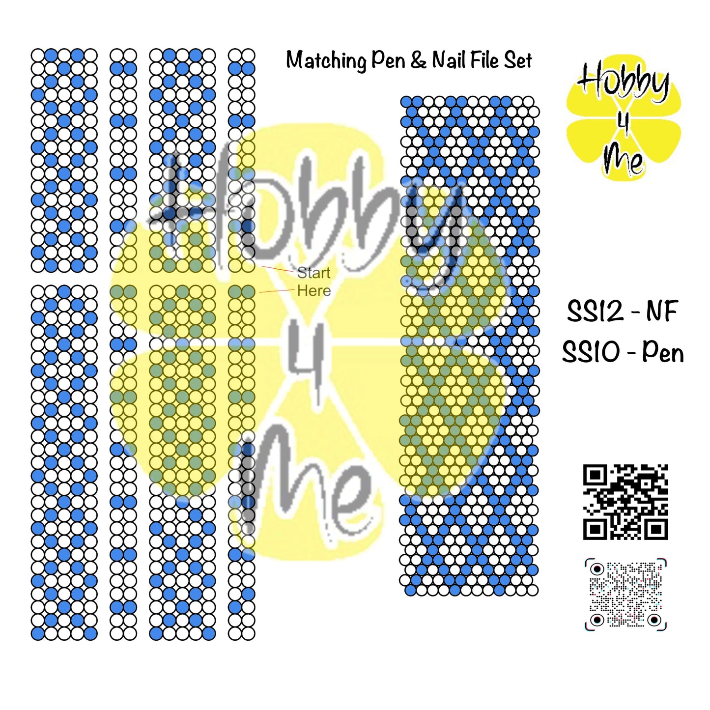 Pen and Nail File templates