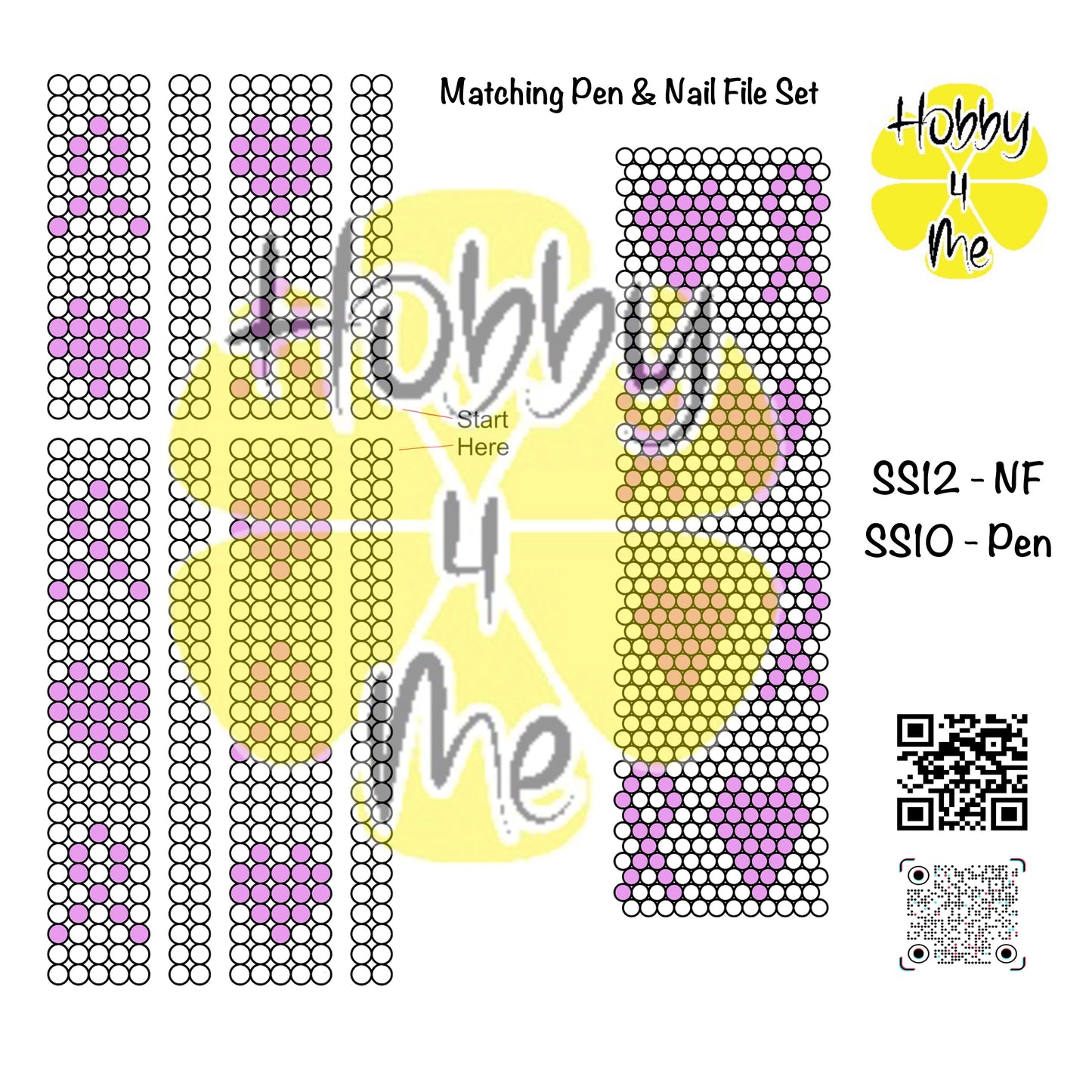 Pen and Nail File templates