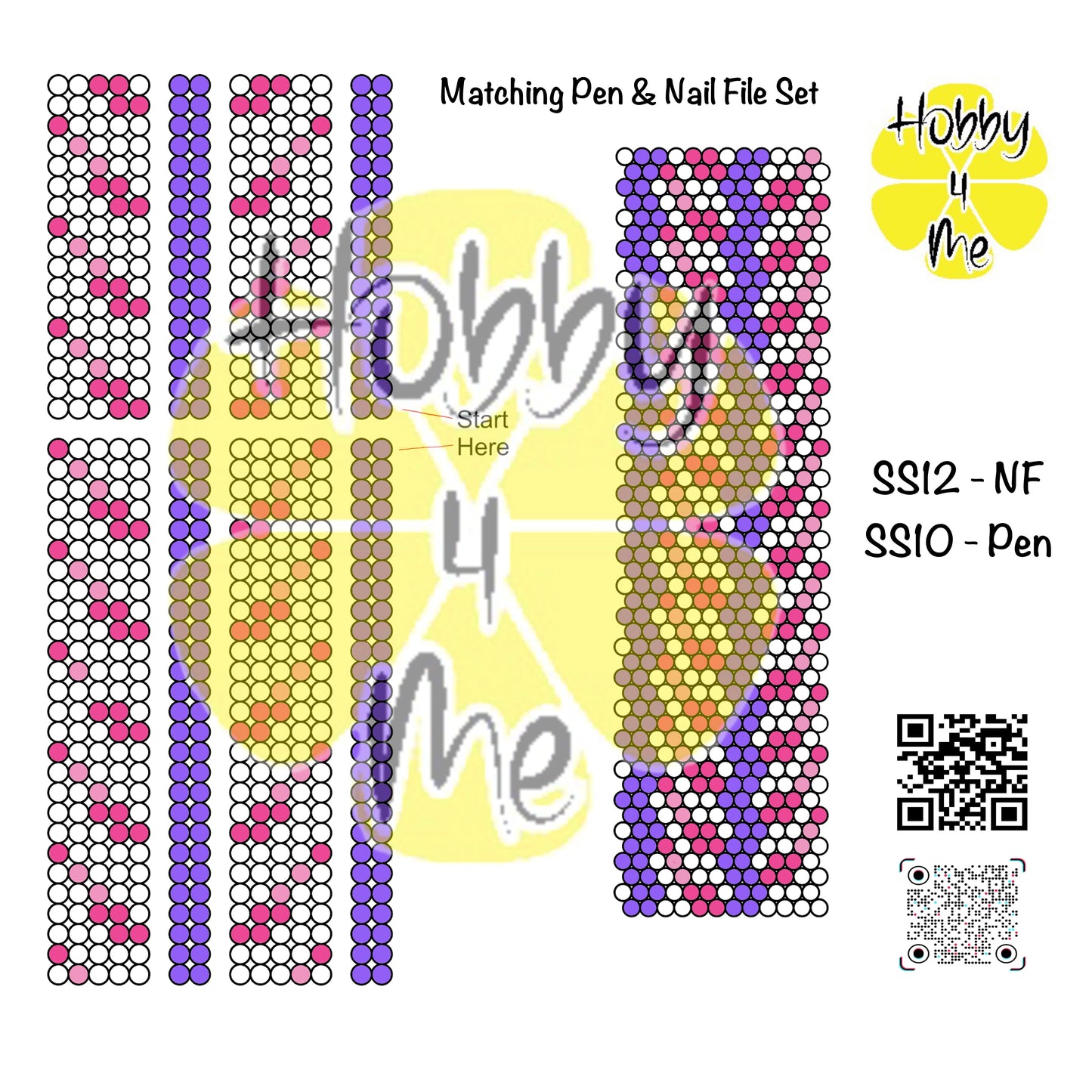 Pen and Nail File templates