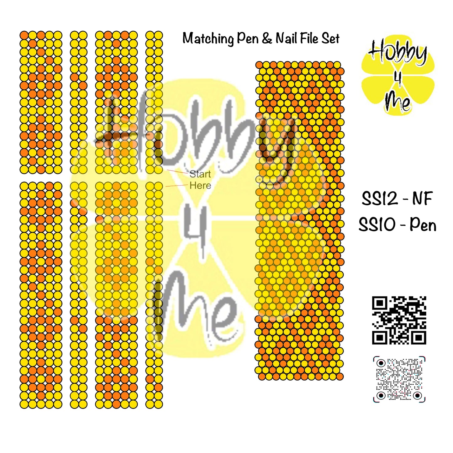 Pen and Nail File templates
