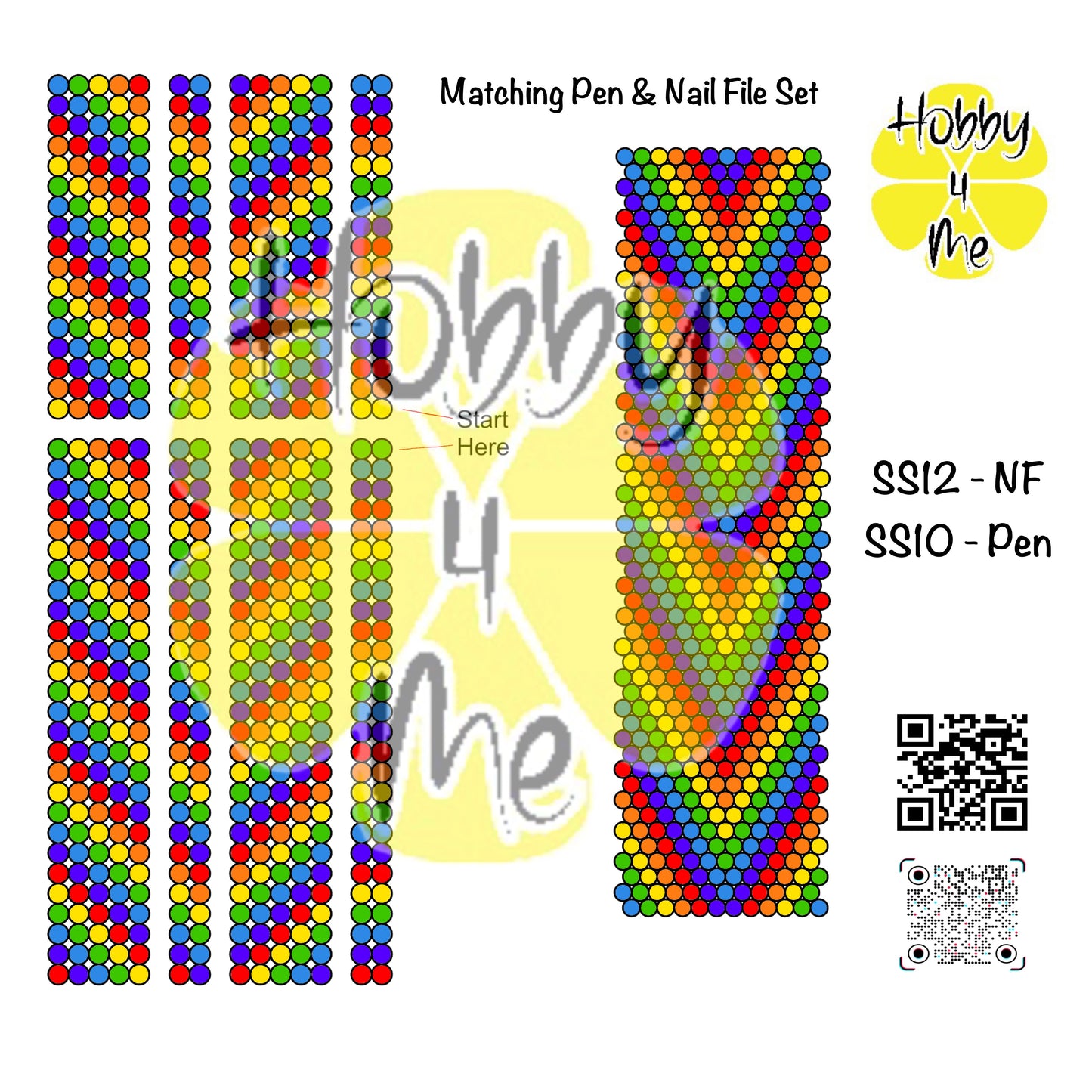 Pen and Nail File templates