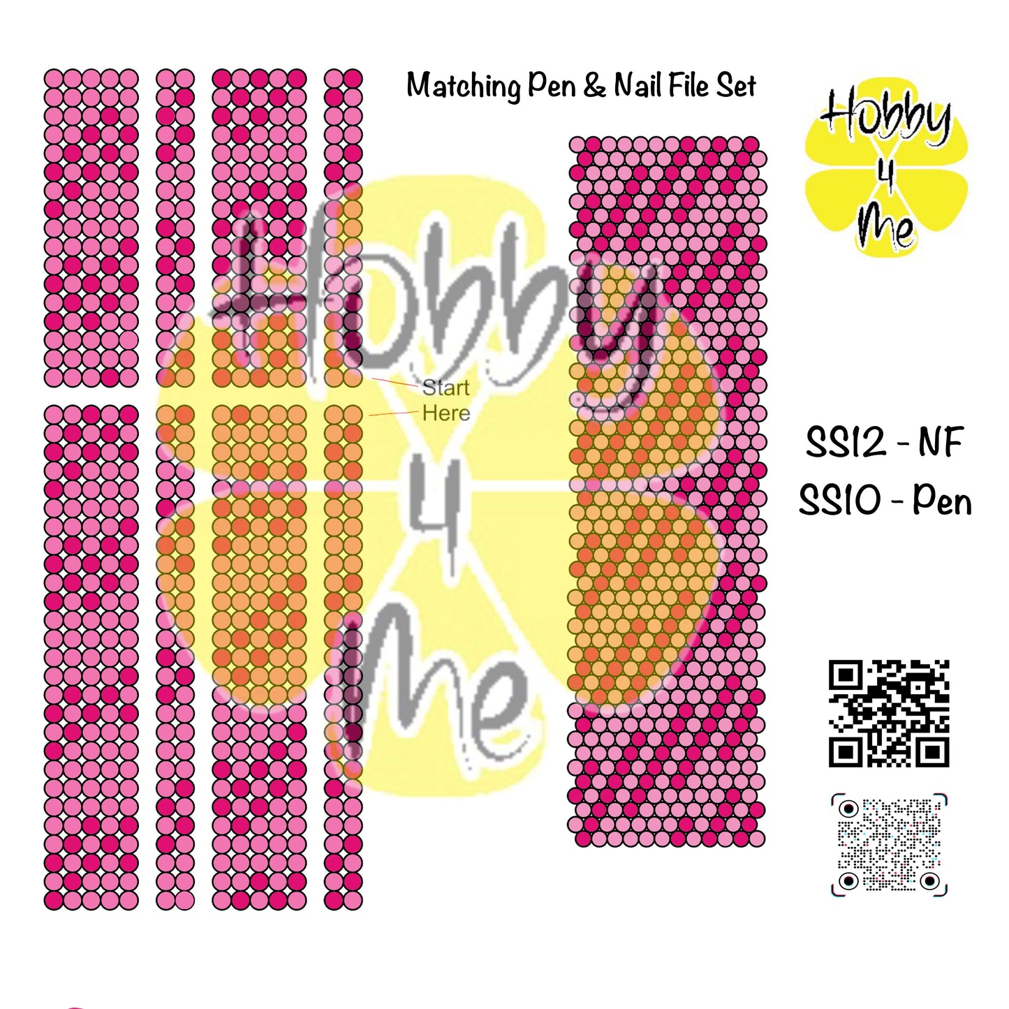 Pen and Nail File templates