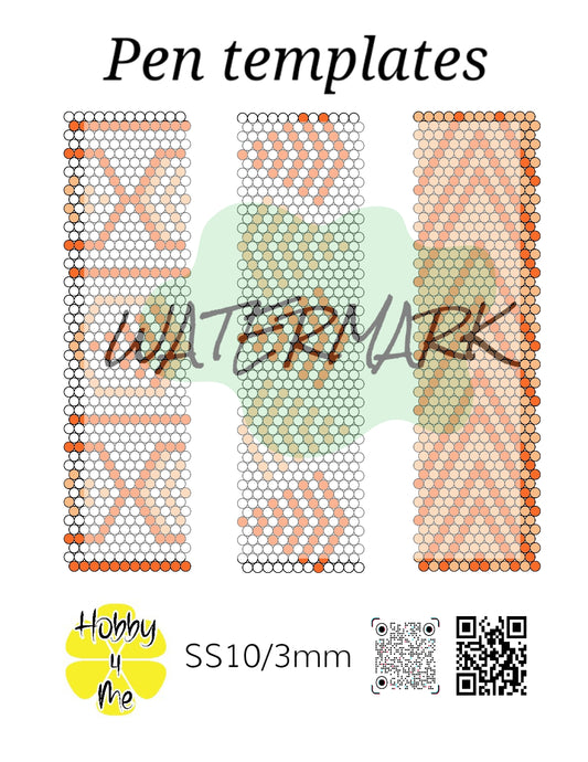 Pen templates 12x50