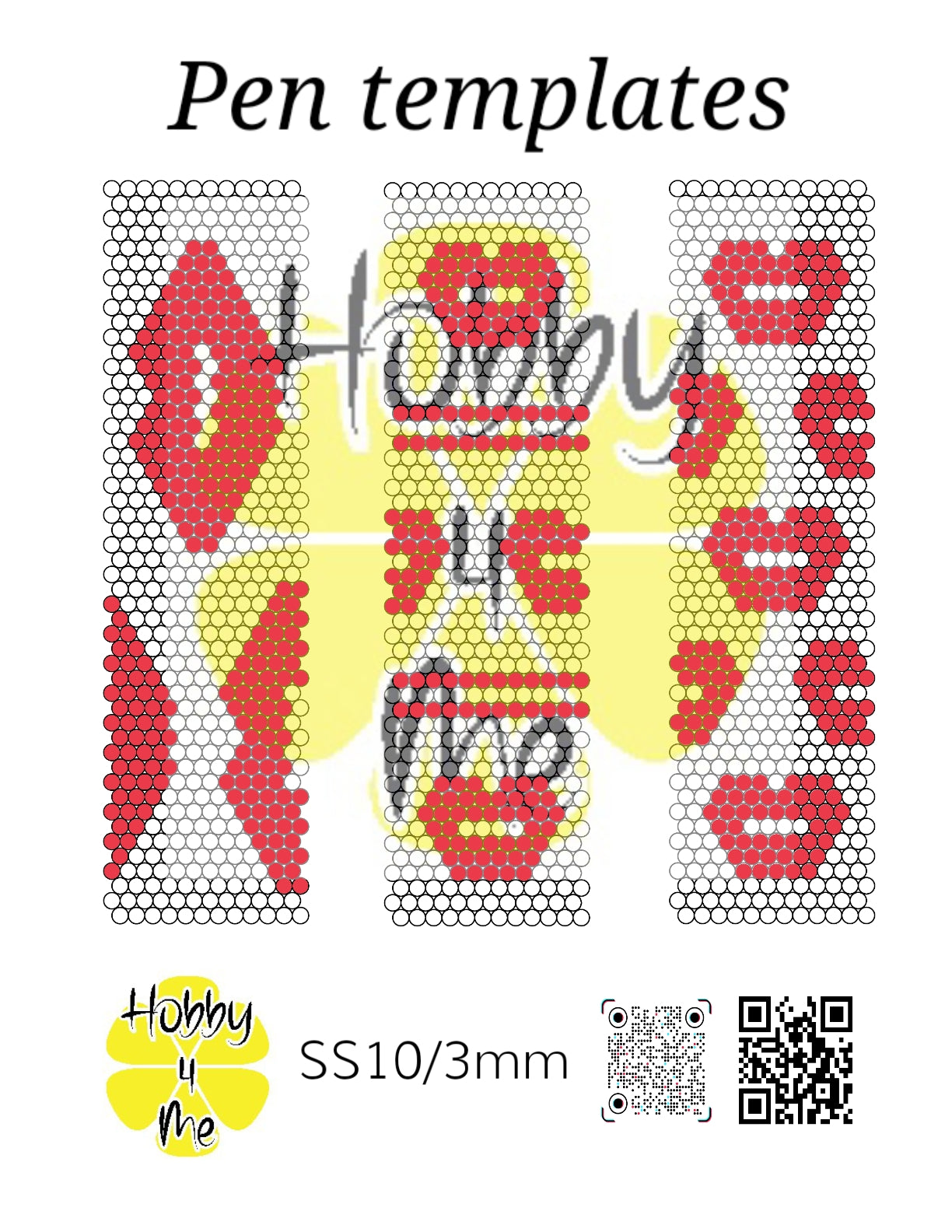 Pen templates 12x50