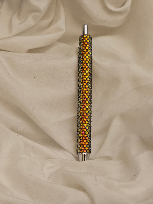 multicolor glass rhinestone pen