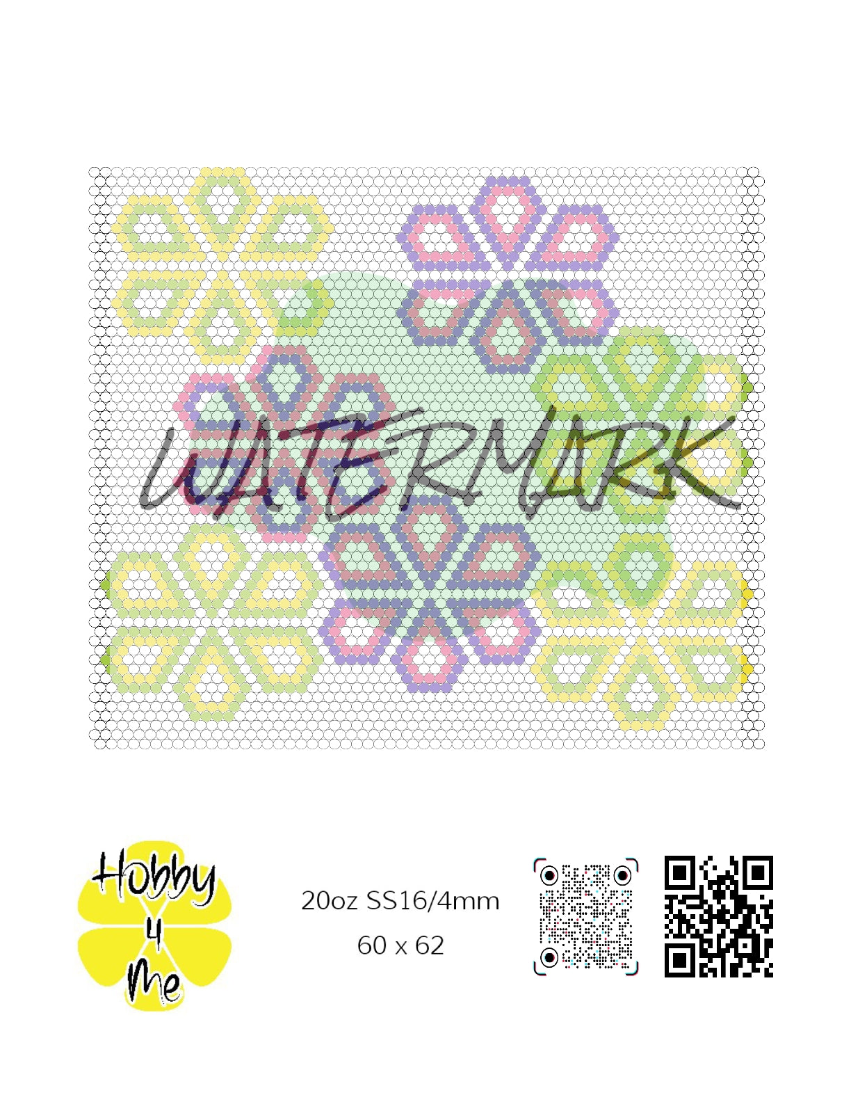 20oz tumbler template SS16/4mm