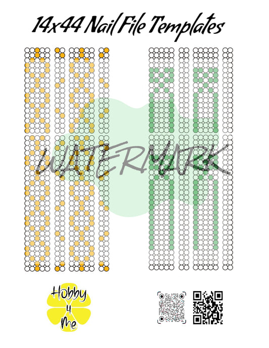 Nail file case templates, SS12/3mm 10