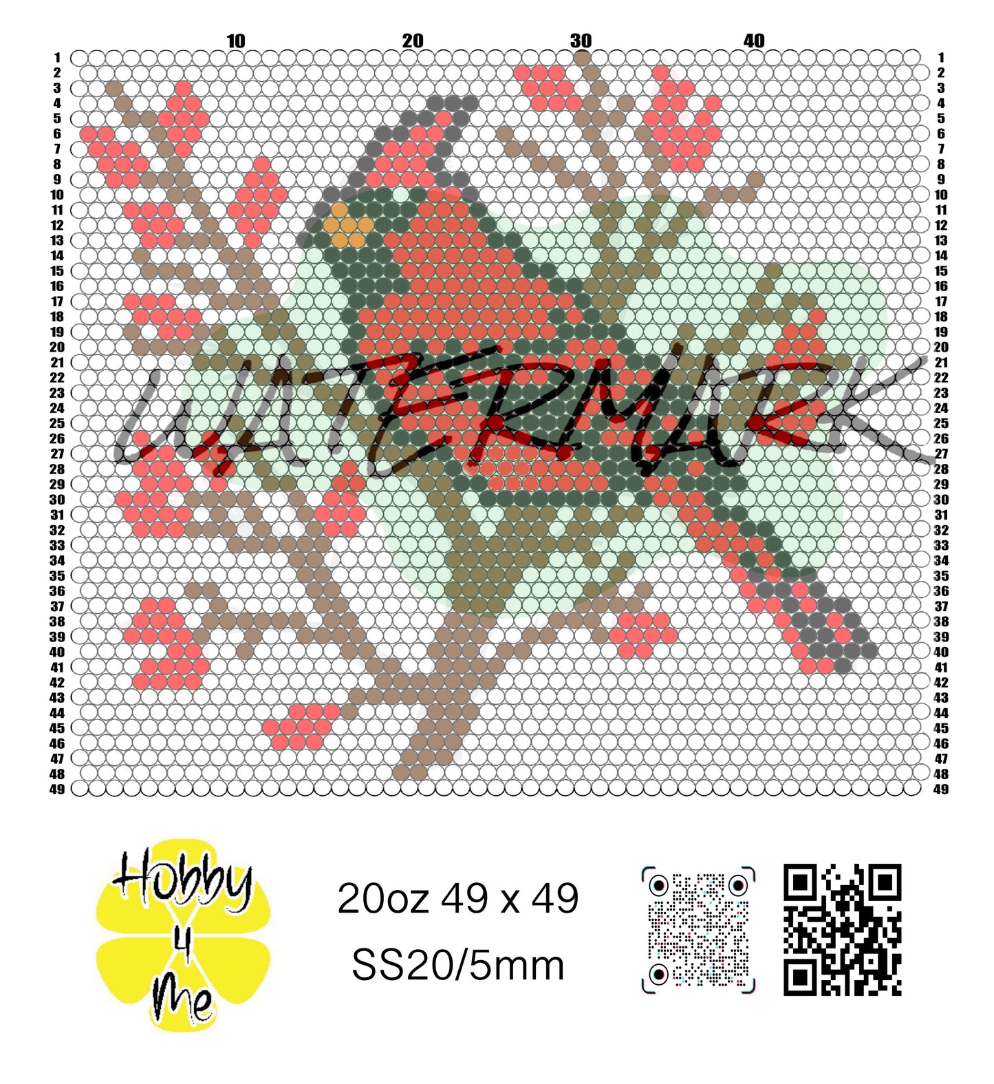 20oz tumbler template SS20/5mm