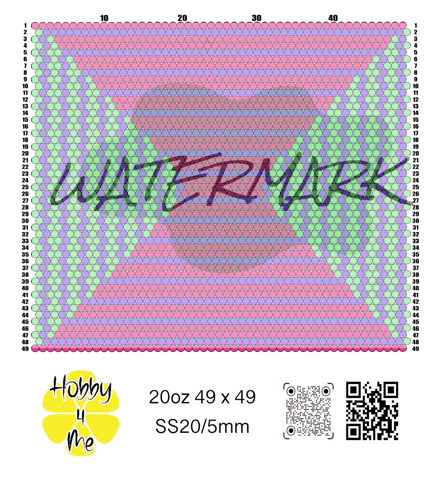 20oz tumbler template SS20/5mm