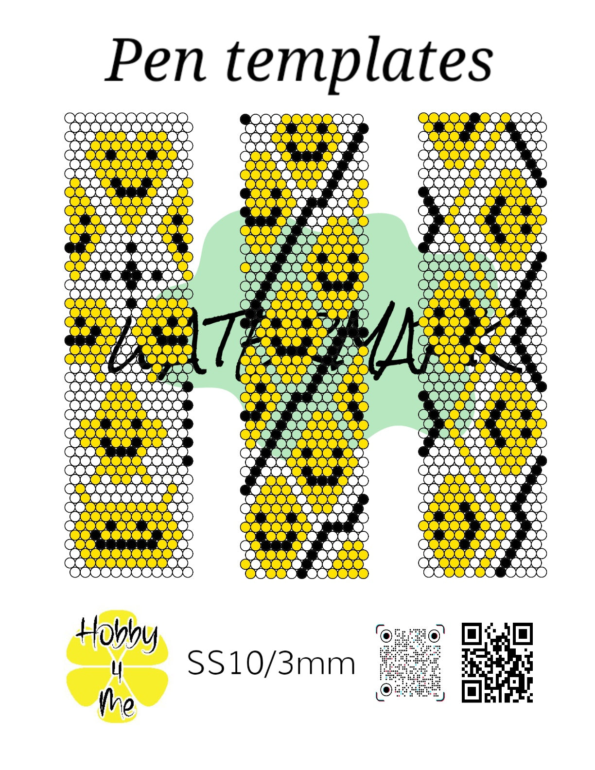 Pen templates 12x50