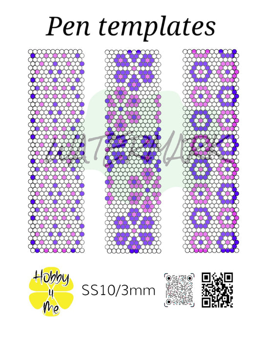 Pen templates 12x50