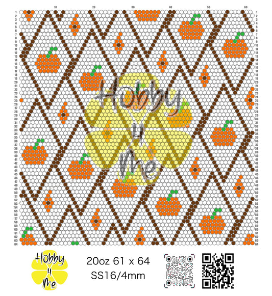 20oz Rhinestone tumbler template
