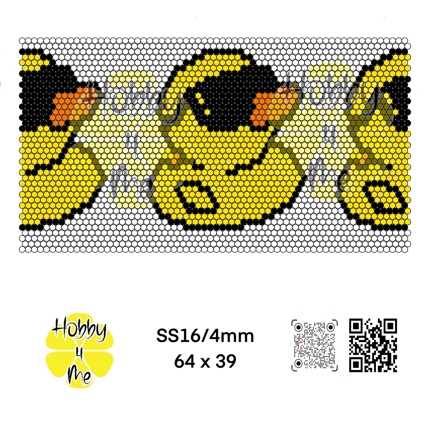 12oz Can Cooler rhinestone template, SS16/4mm