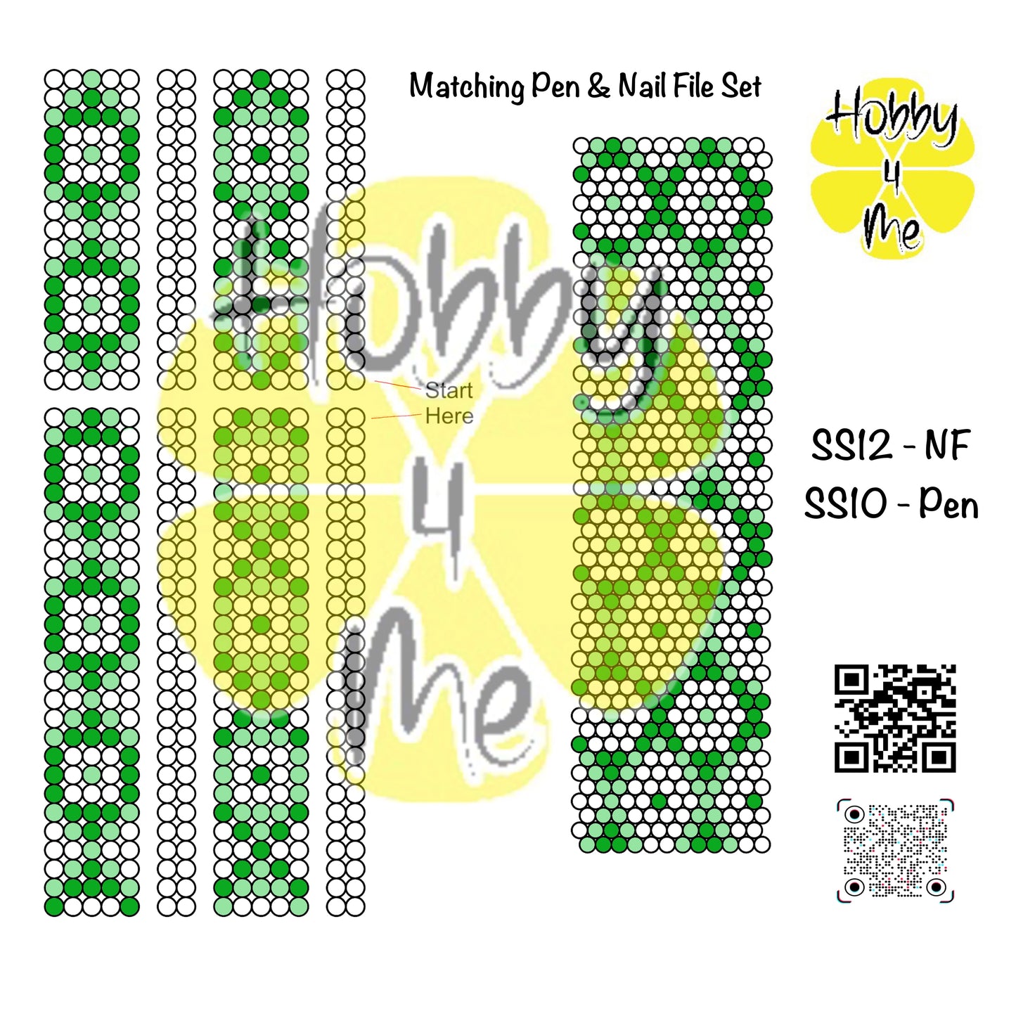 Pen and Nail File templates