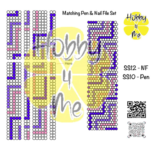Pen and Nail File templates