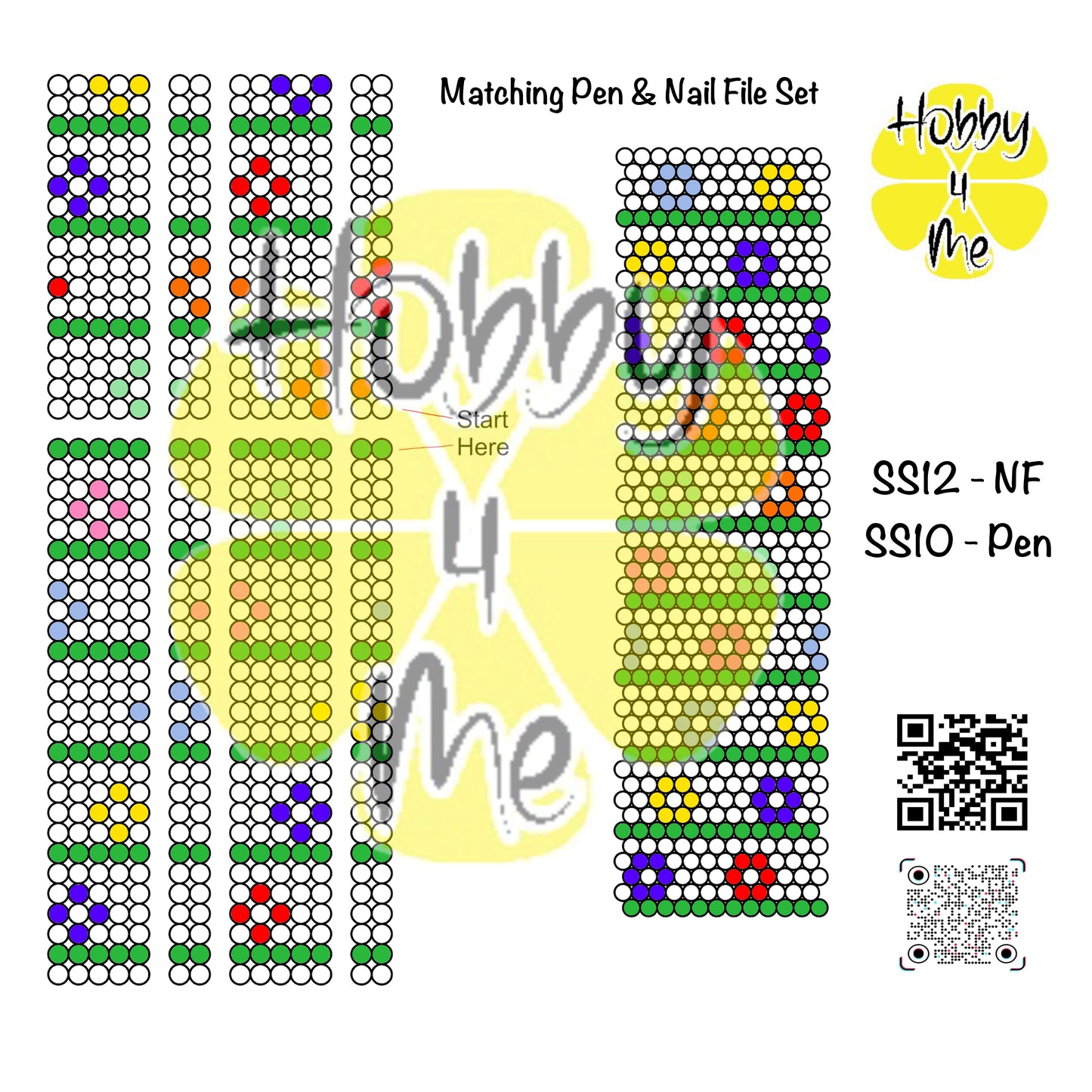 Pen and Nail File templates