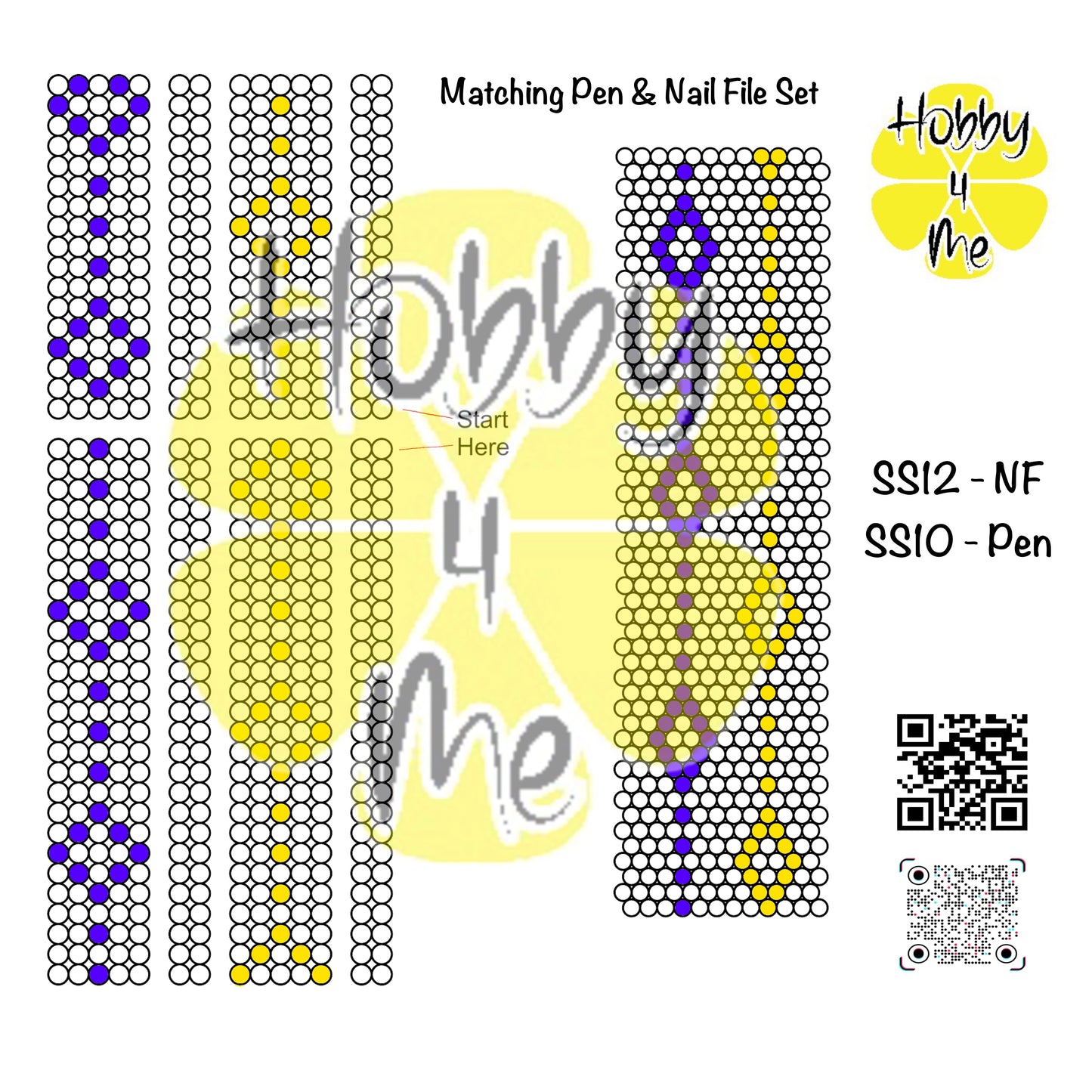 Pen and Nail File templates