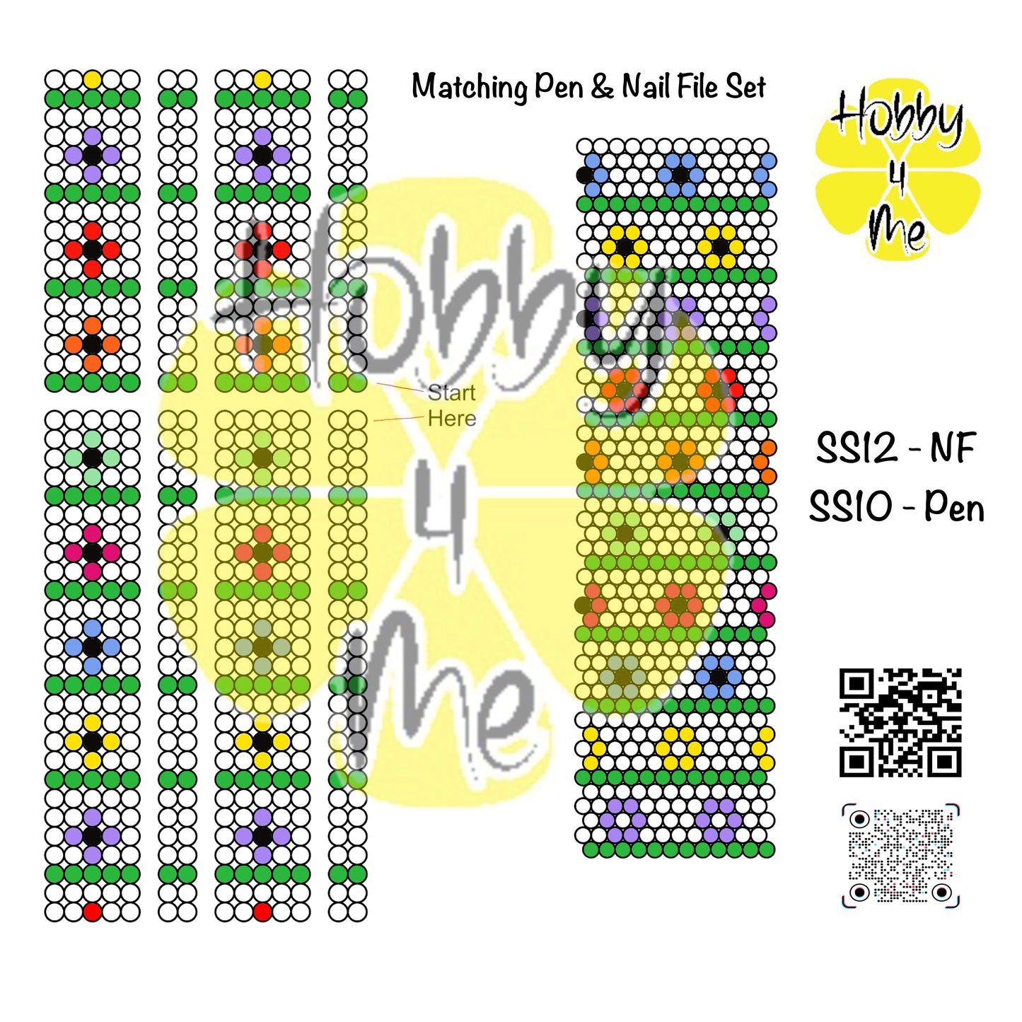 Pen and Nail File templates