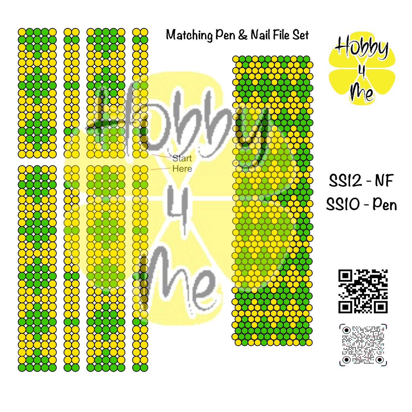 Pen and Nail File templates