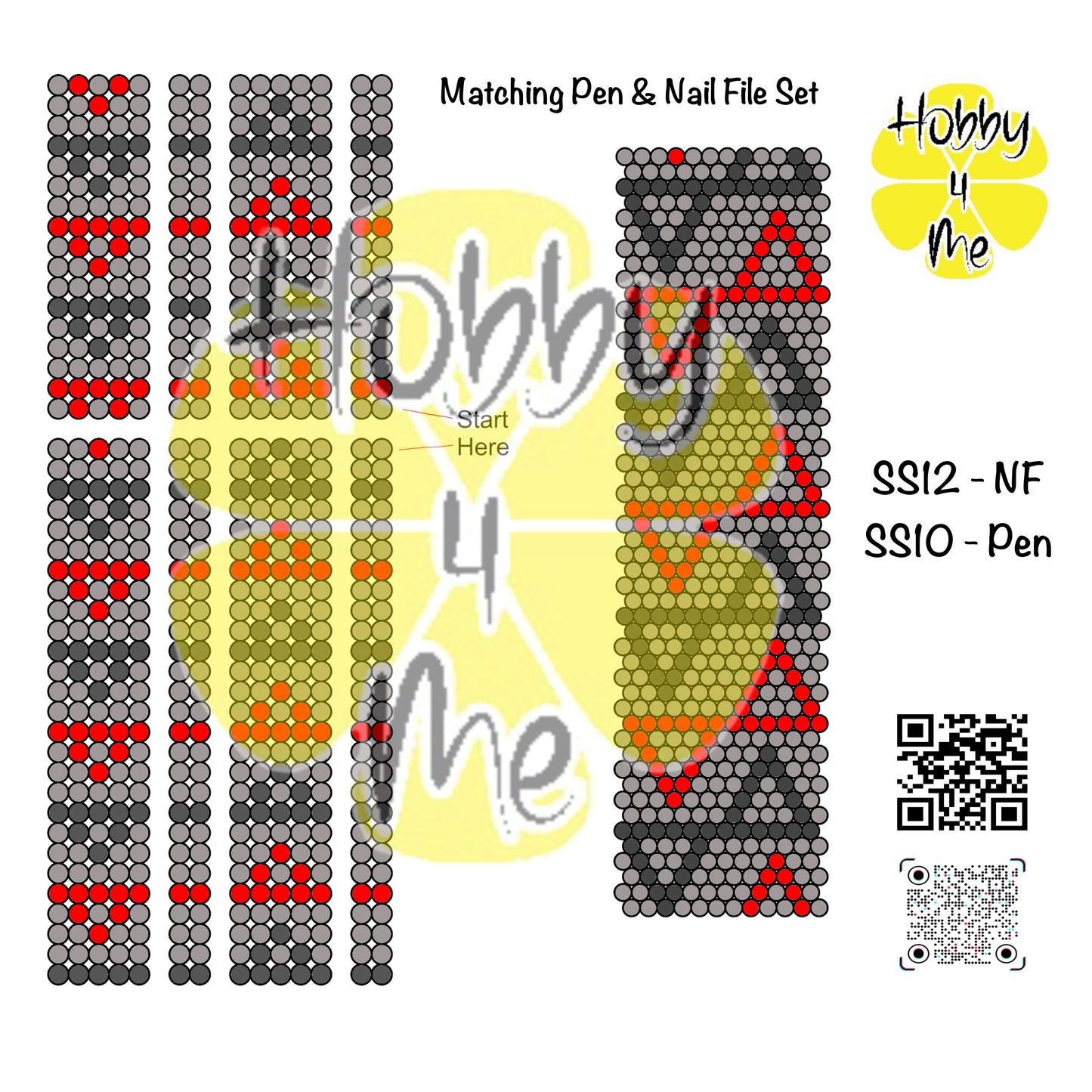 Pen and Nail File templates