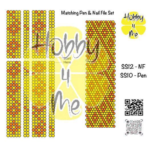 Pen and Nail File templates