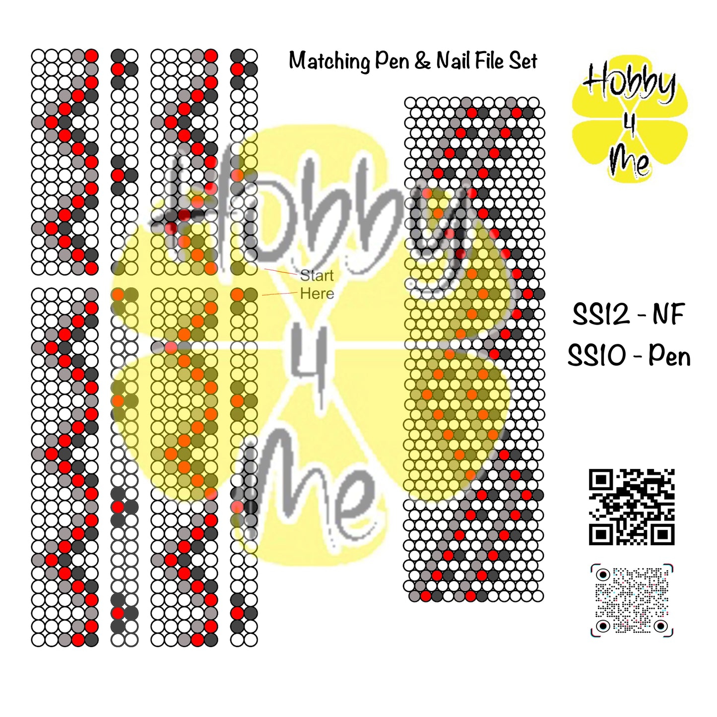 Pen and Nail File templates