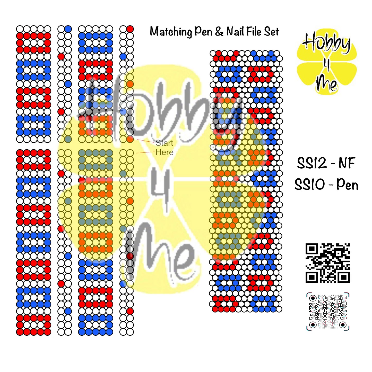 Pen and Nail File templates