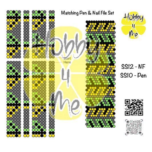 Pen and Nail File templates