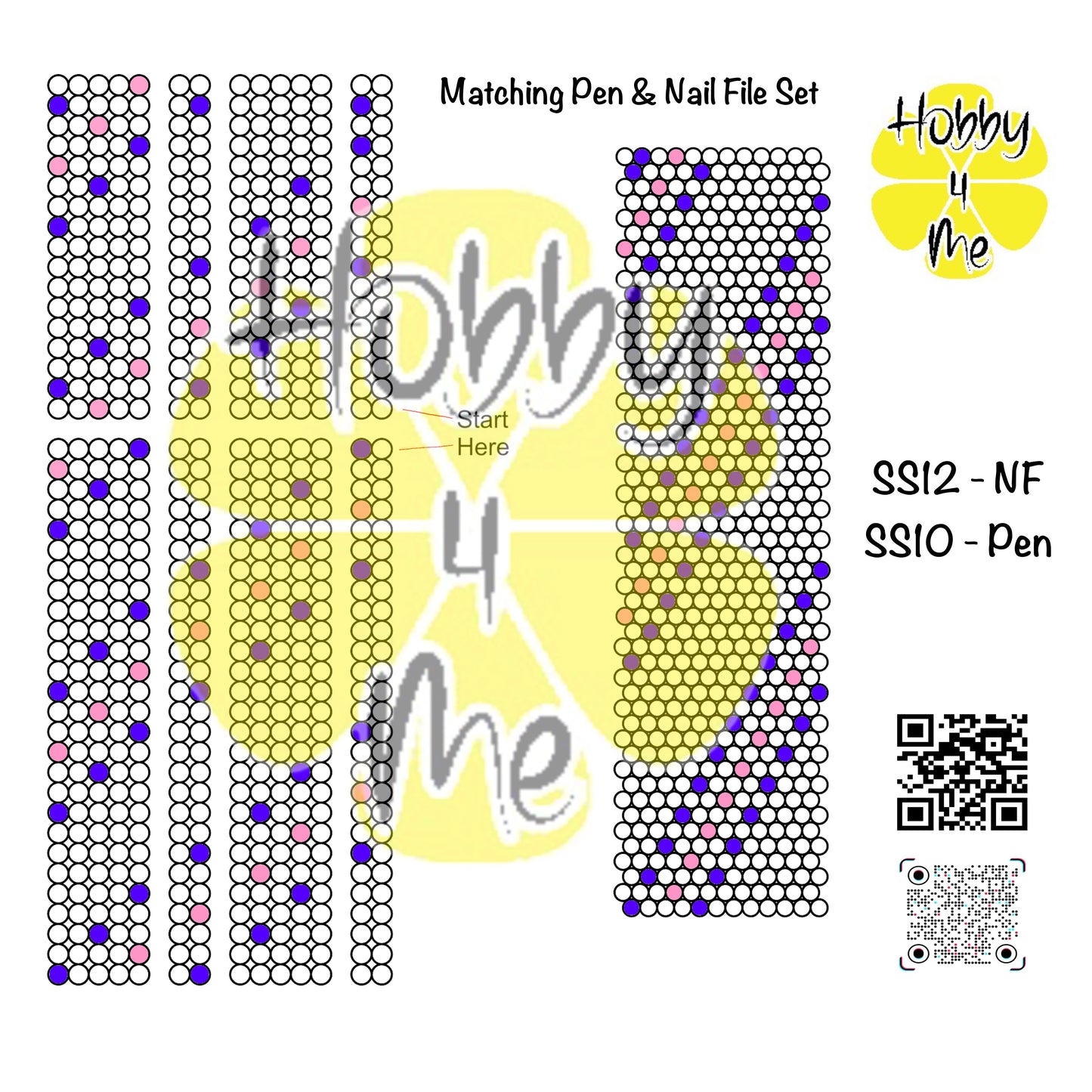 Pen and Nail File templates