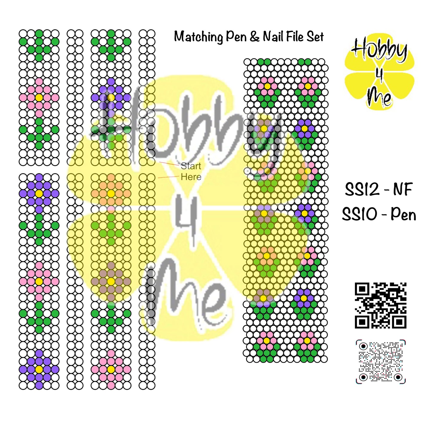 Pen and Nail File templates