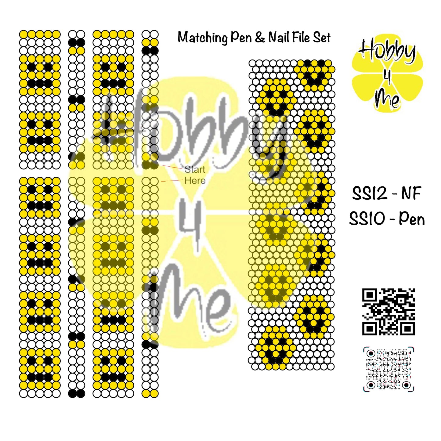 Pen and Nail File templates