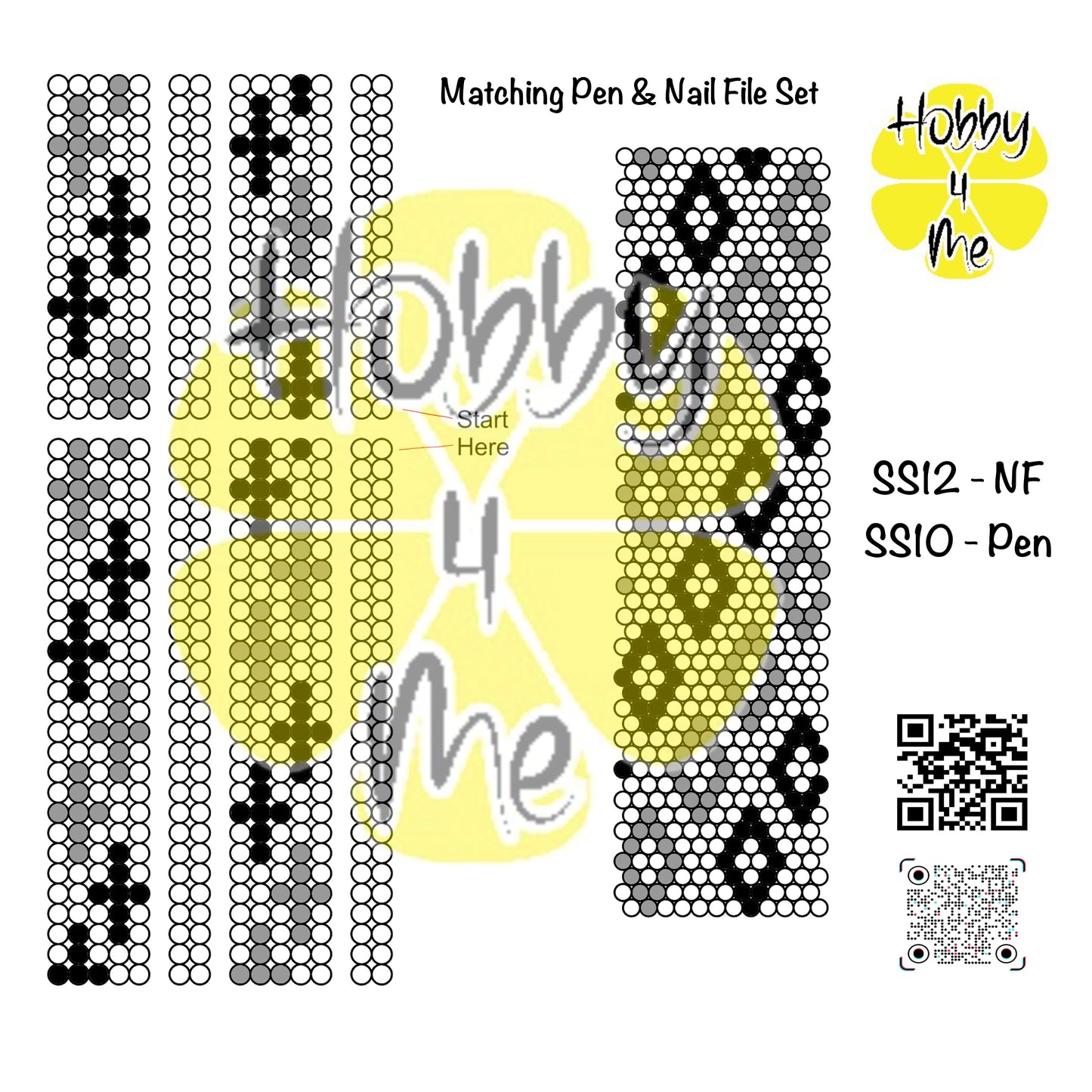 Pen and Nail File templates