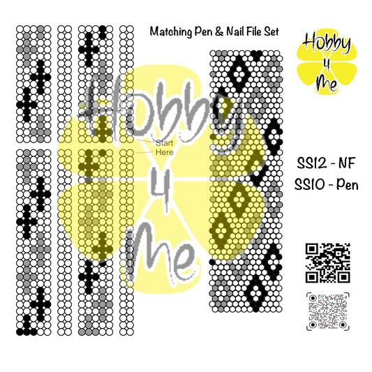 Pen and Nail File templates