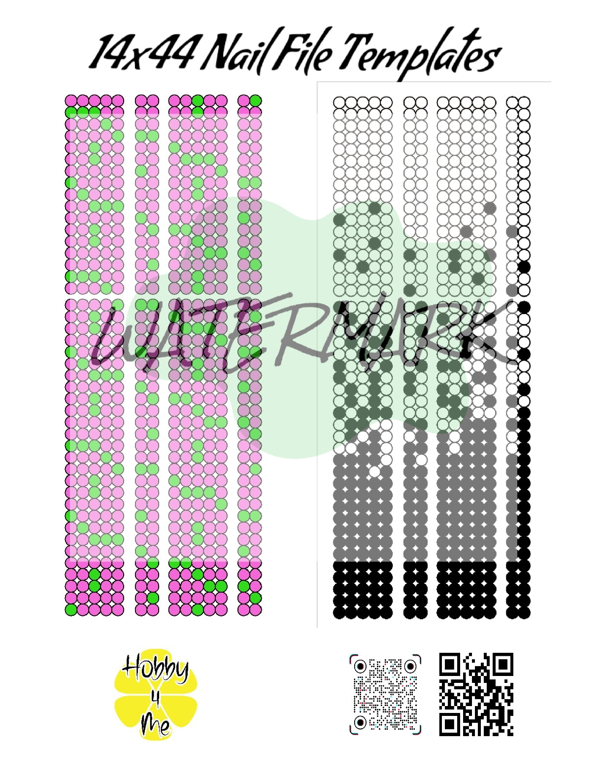 Nail file case templates, SS12/3mm 9