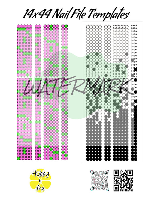Nail file case templates, SS12/3mm 9