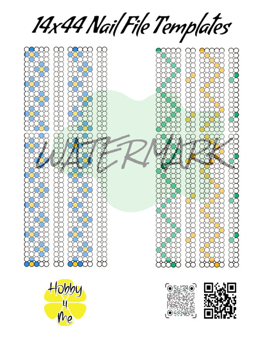 Nail file case templates, SS12/3mm 1