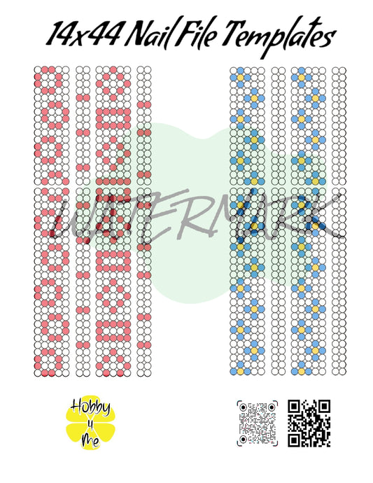 Nail file case templates, SS12/3mm 7