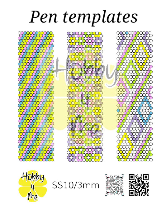 Pen templates 12x50