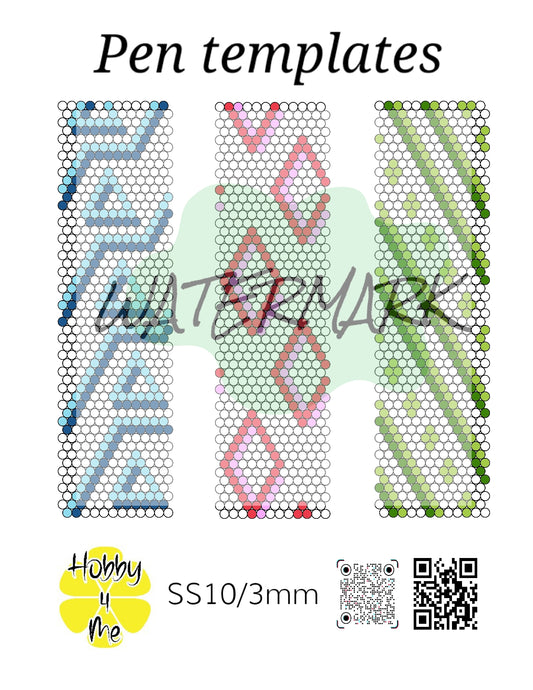 Pen templates 12x50