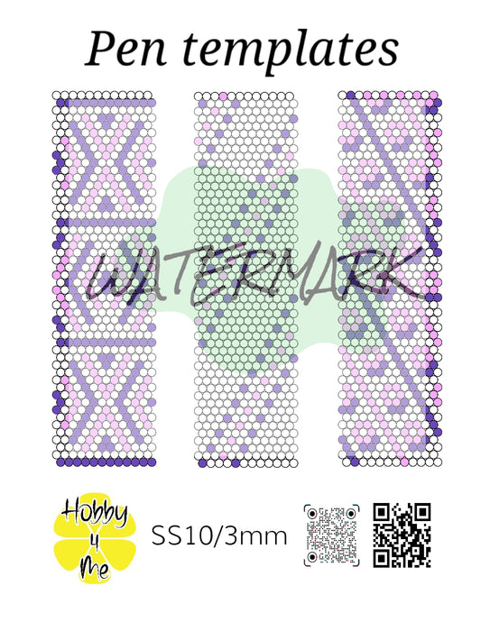 Pen templates 12x50