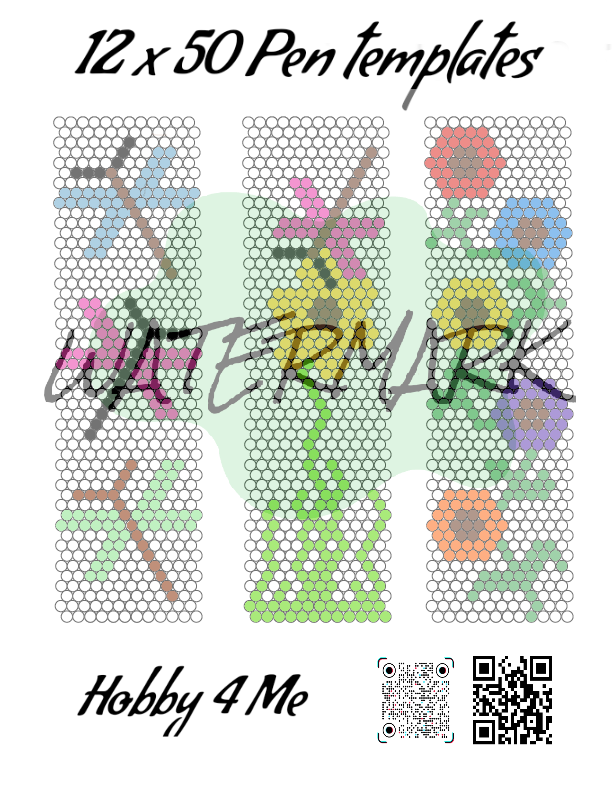 Pen templates Dragonfly 12x50