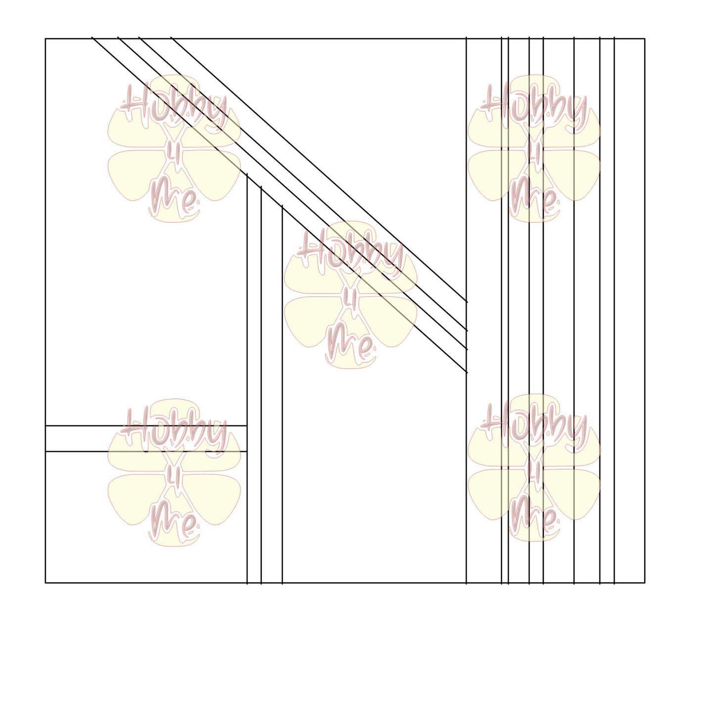 30oz Glitter Burst tumbler template